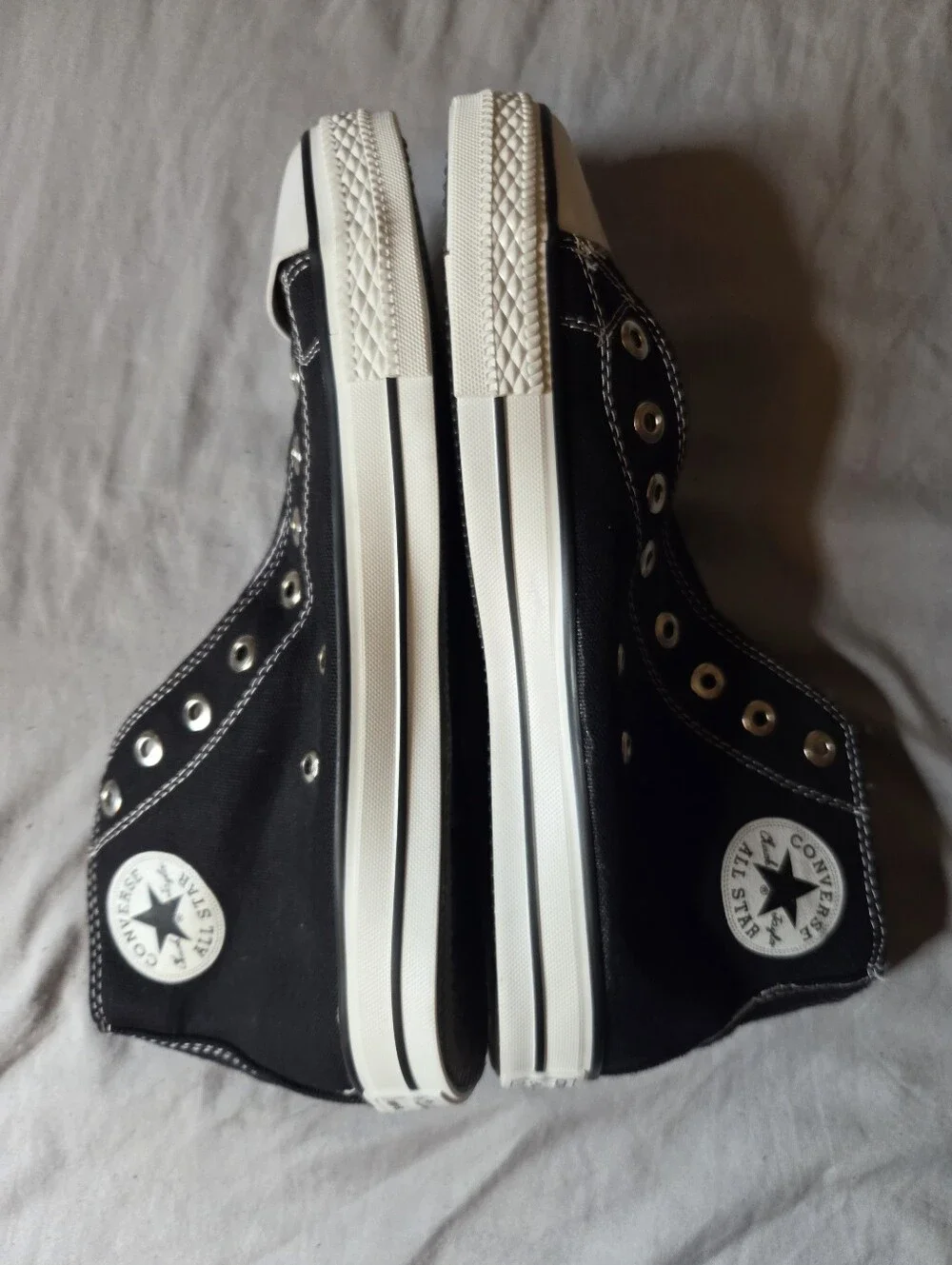 Converse Black & White High Top Sneakers